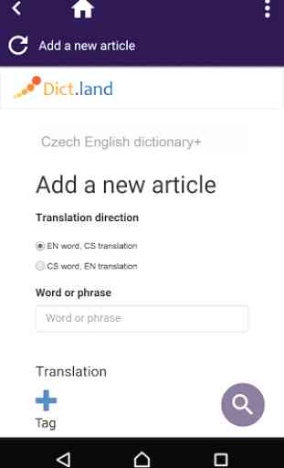 Czech English dictionary 3