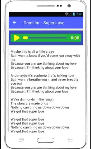 Dami Im Super Love Lyrics 2