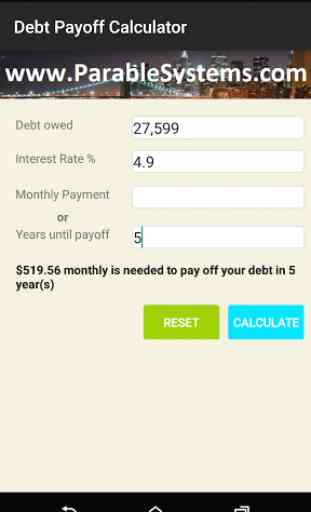 Debt Payoff Calculator 3