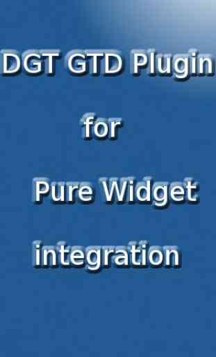 DGT GTD Pure Widget plugin 1