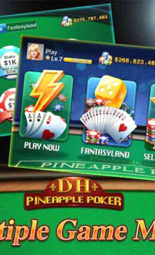 DH Pineapple Poker OFC 2