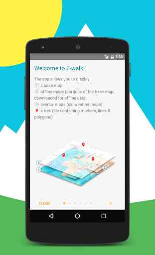 E-walk Free - Offline maps 1