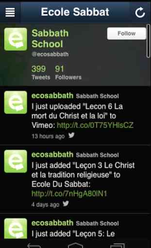 Ecole Sabbat (Sabbath School) 3