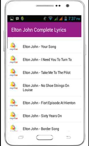 Elton John Complete Lyrics 2