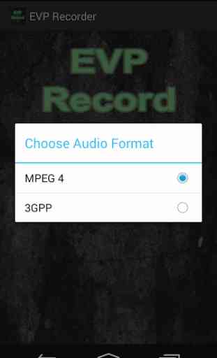 EVP Recorder Spirit App 2