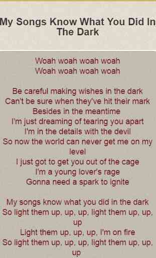 Fall Out Boy Lyrics 3