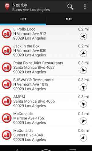 Fast Food Locator / Finder 1