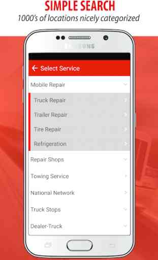 Find Truck Service & Stops 2