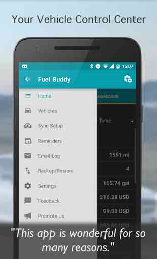 Fuel Buddy - Car Mileage Log 3