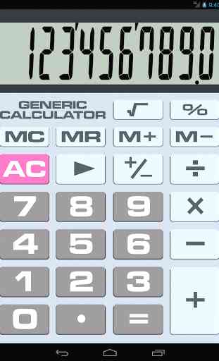 Generic Calculator 3
