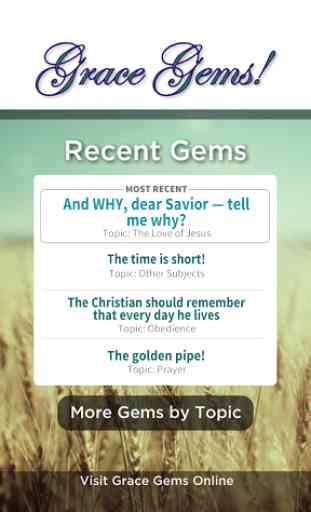 Grace Gems Devotionals 1