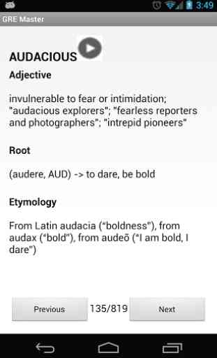 GRE Vocabulary Root/Etymology 1