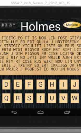 Holmes Cryptic Cipher Puzzle 3