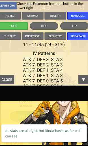 IV calculator S for PokémonGO 2