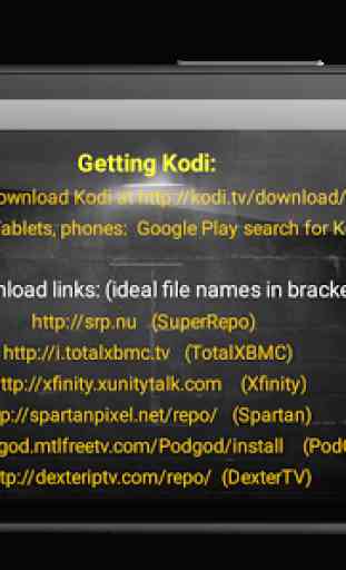Kodi Guide:  Free TV & Movies 4
