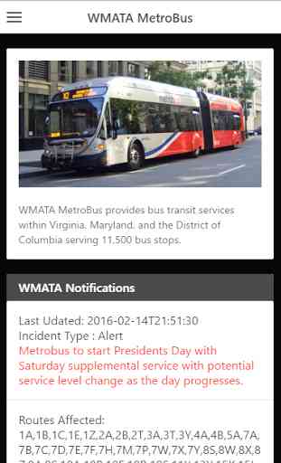 Metro Bus for VA/DC/MD 1