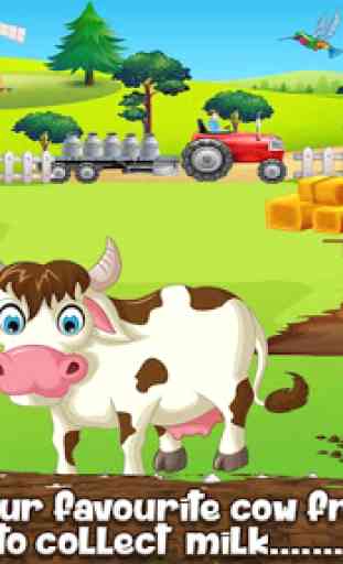 Milk Factory Farm Cooking Game 2