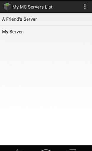 My MC Servers List 1