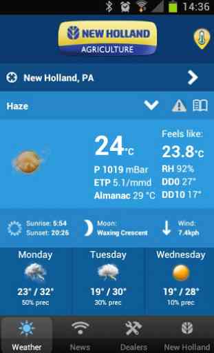 New Holland Farming Weather 1