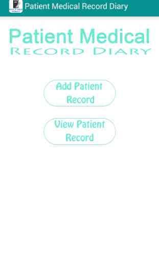 Patient History Diary Free 1
