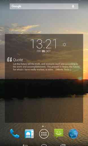 Quote Extension for DashClock 3