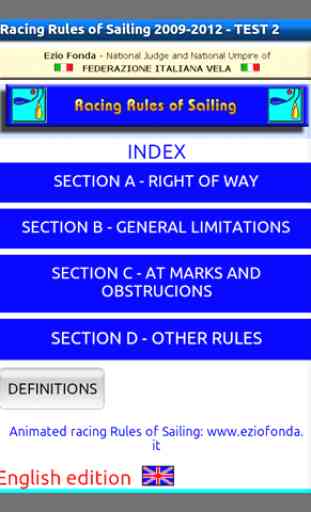 Racing Rules of Sailing 55Quiz 1