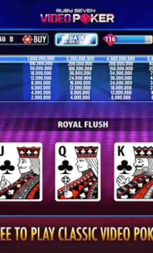 Ruby Seven Video Poker 3