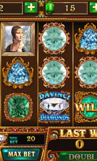 Slot Diamonds of DaVinci Code 1