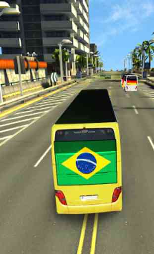 Soccer Team Bus Battle Brazil 4