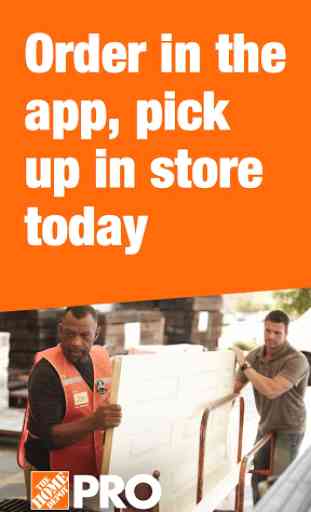 The Home Depot Pro App 1