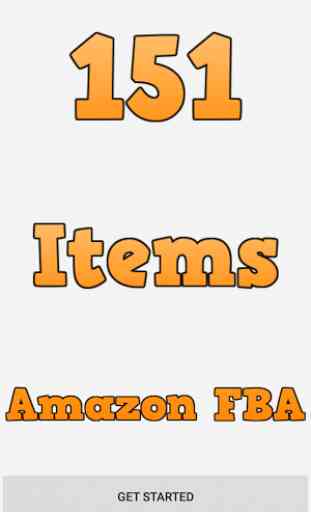 151 Items For Amazon FBA 1