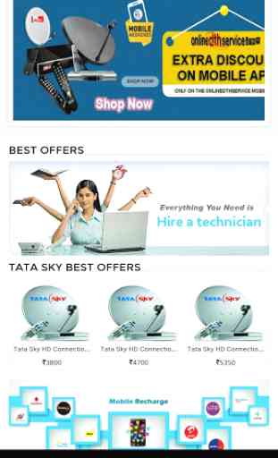 All DTH Dish Tv Tata Sky Shop 2