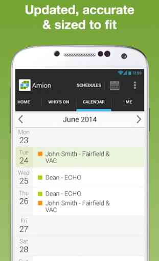 Amion - Physician Calendar 1