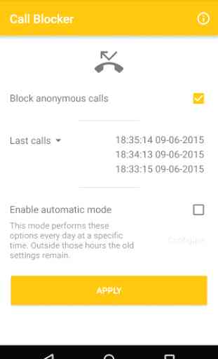 Anonymous Call Blocker 2