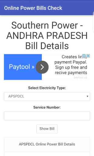 APSPDCL POWER BILL 1.0 1