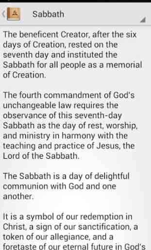 Beliefs of 7th Day Adventists 4