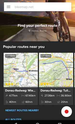 Bikemap - Your bike routes 1