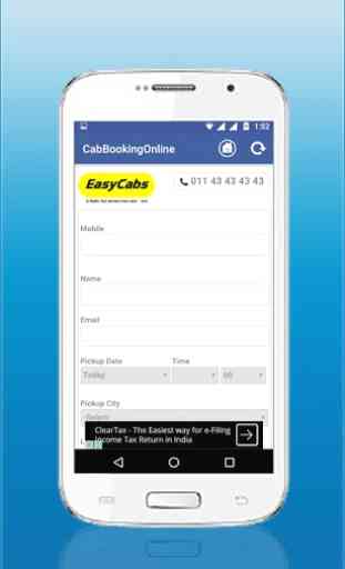 Cab Booking (Taxi Booking) 4