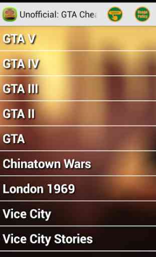 Cheats for GTA All-in-1 1