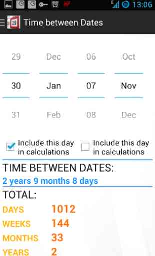 Date (Days) Calculator 2