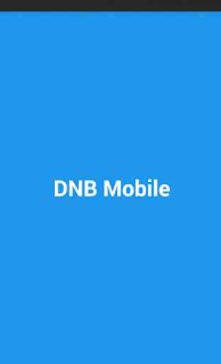 DNB Mobile Banking for Tablet 1