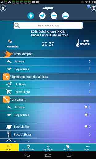 Dubai Airport + Flight Tracker 2