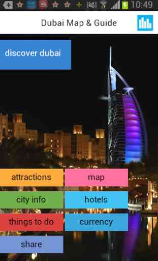 Dubai Offline Map Guide Hotels 1