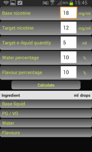 E-Liquid Calculator NOADS 2