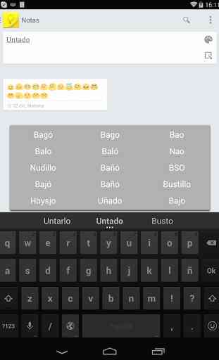 Emoji Keyboard - Spanish Dict 4