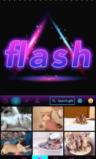 Flash Emoji Theme foriKeyboard 4