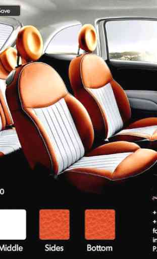 FoderArt Seat Cover For 500 4
