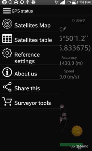 GPS status & Surveying tools 3