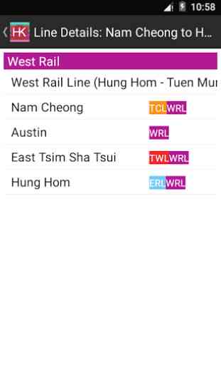Hong Kong Metro Route Planner 4
