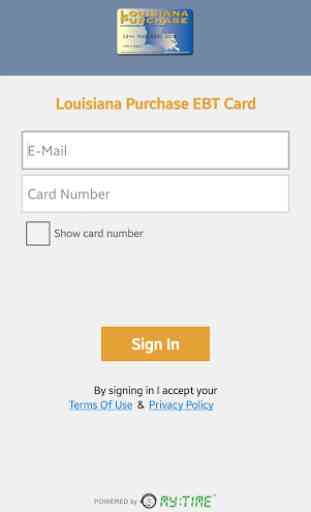 Louisiana Purchase EBT Card 1